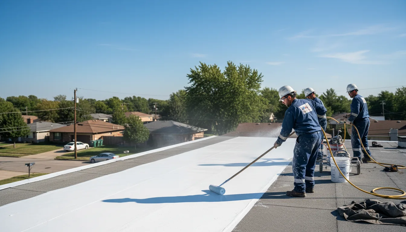 Commercial roof coating in Adamsburg, PA near me